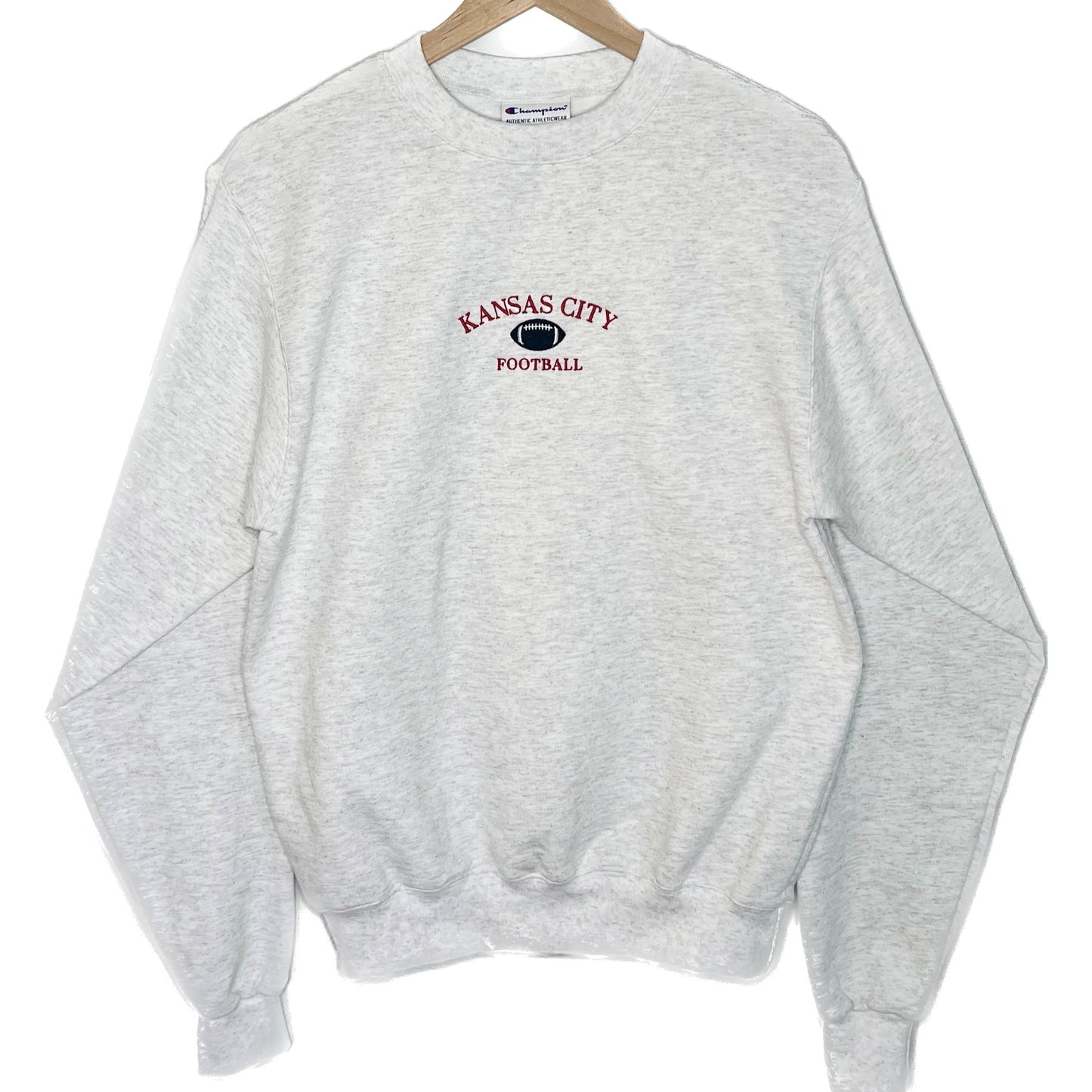 Kansas City Football Grey Crewneck Sweatshirt