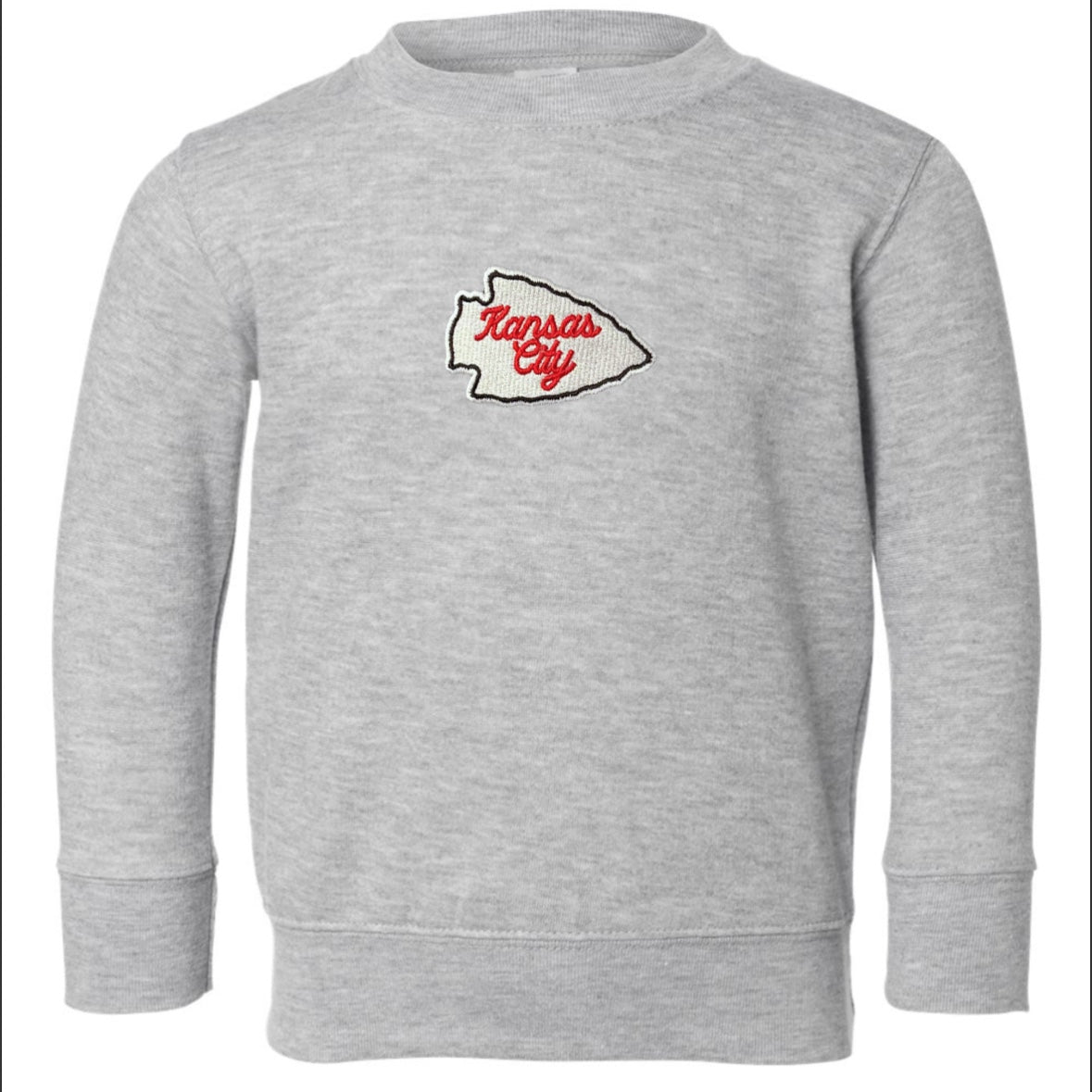 Arrowhead Embroidered Toddler Crewneck Sweatshirt