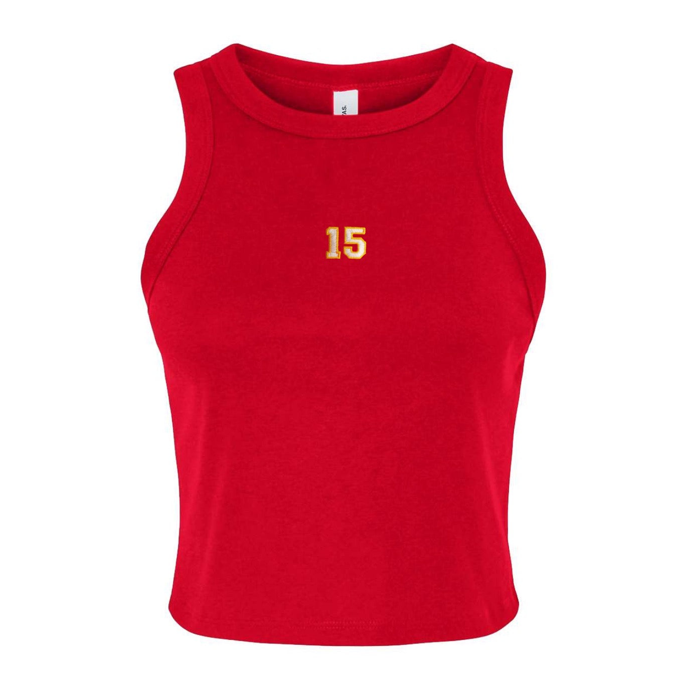 #15 Red Women's Cropped Tank