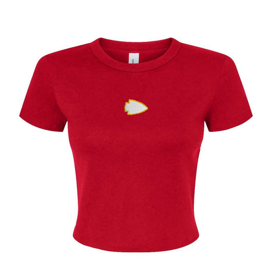 Arrowhead Women's Red Cropped Tee