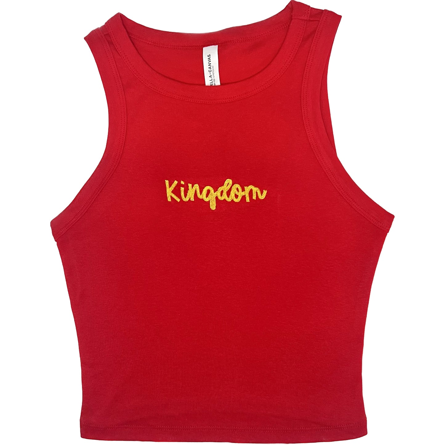 Kingdom Red Women's Cropped Tank