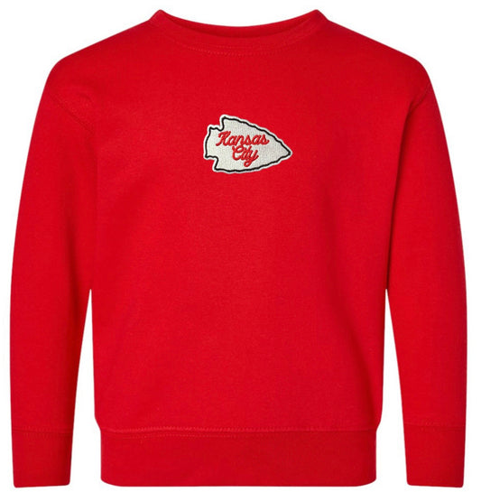 Arrowhead Embroidered Toddler Crewneck Sweatshirt