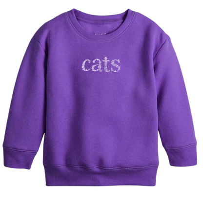 K State Cats Floral Youth Sweatshirt